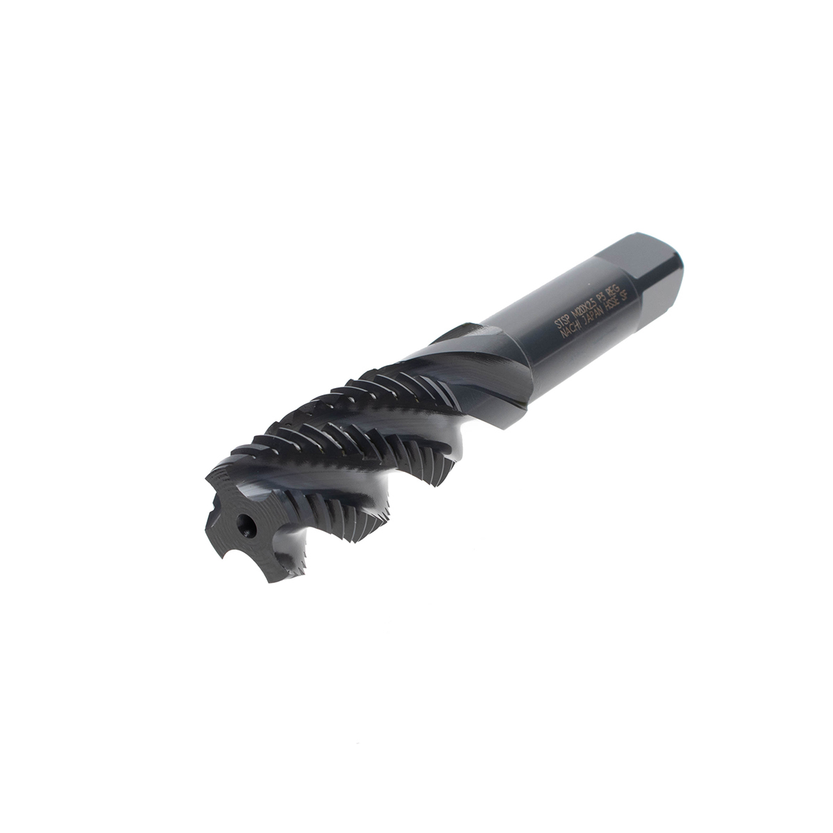L6866_M18X2.5R ดอกต๊าปร่องเกลียวสีดำ