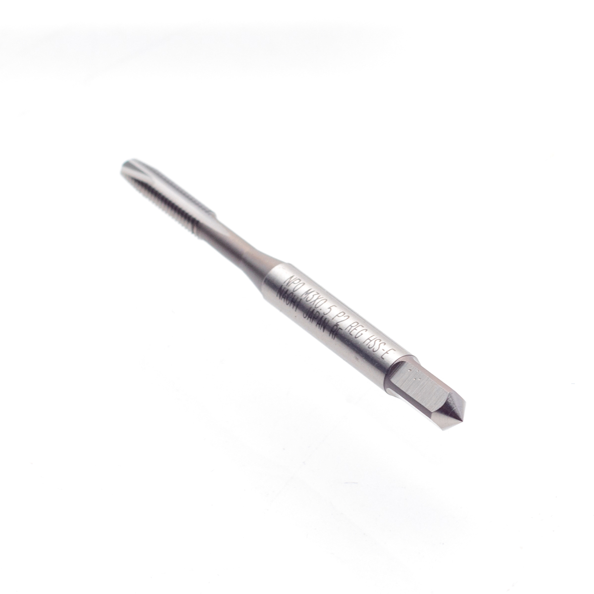 L6906_M2.5X0.45 ดอกต๊าปร่องตรงสีเงิน