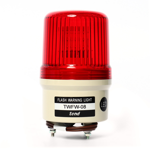 TWFW-08L2Rไฟหมุนแบบกระพริบ80มม.สีแดงLED
