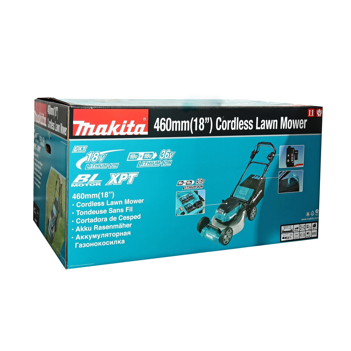 DLM462Z รถเข็นตัดหญ้า460MM เดินเอง 18VX4