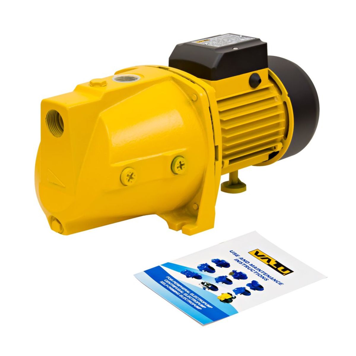 VJSW10M ปั๊มหอยโข่งล่อน้ำ 1HP 1