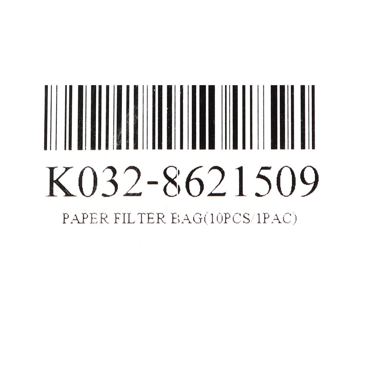 PAPER FILTER BAG(10PCS/1PAC)