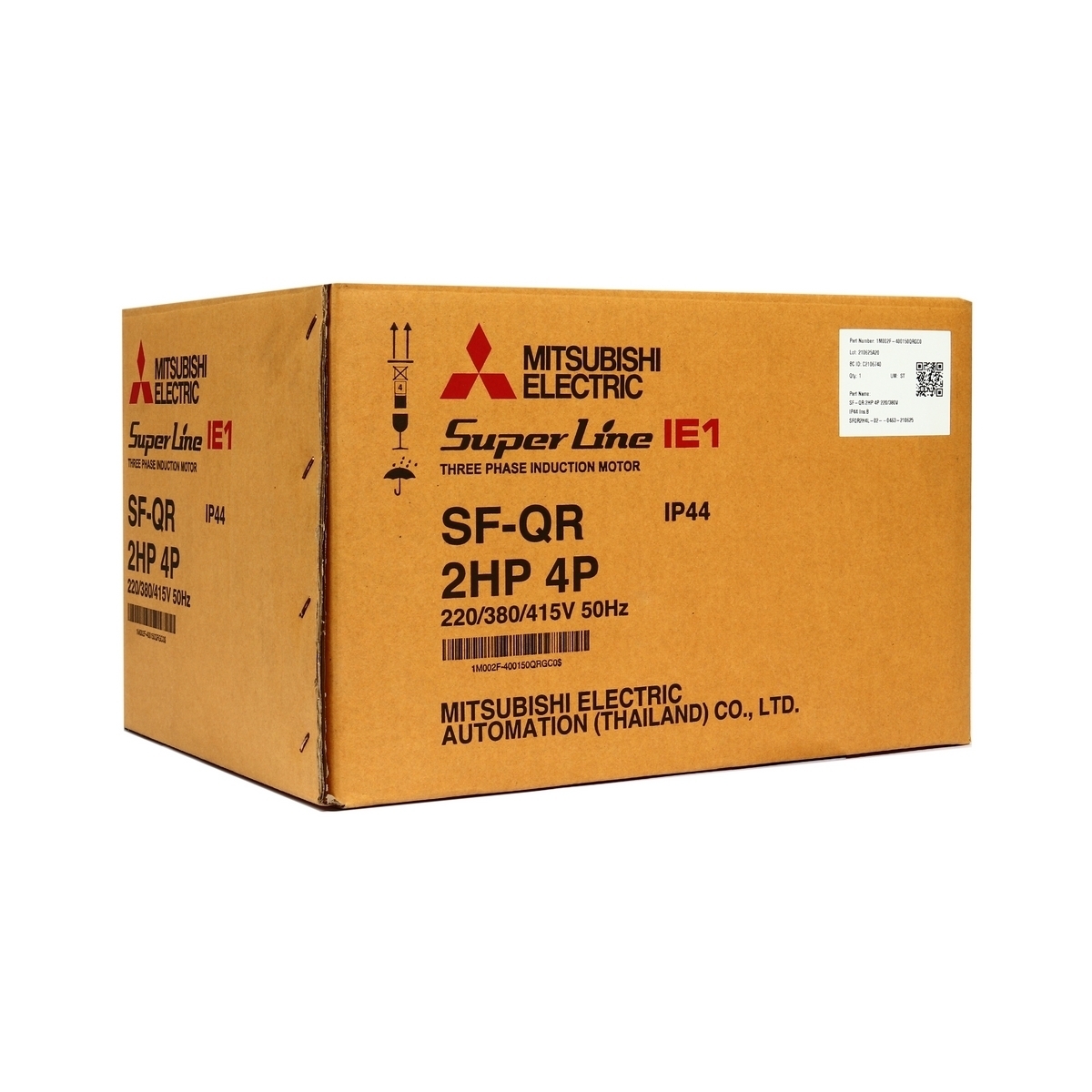 SF-QR มอเตอร์ 2 HP IP-44 220/380V 4P