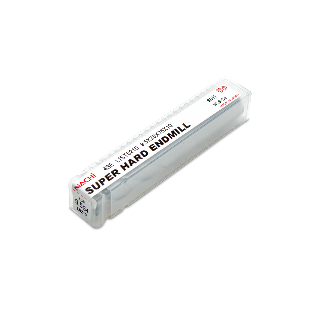 L6210_9.5MM ดอกเอ็นมิลล์ 4เขี้ยว
