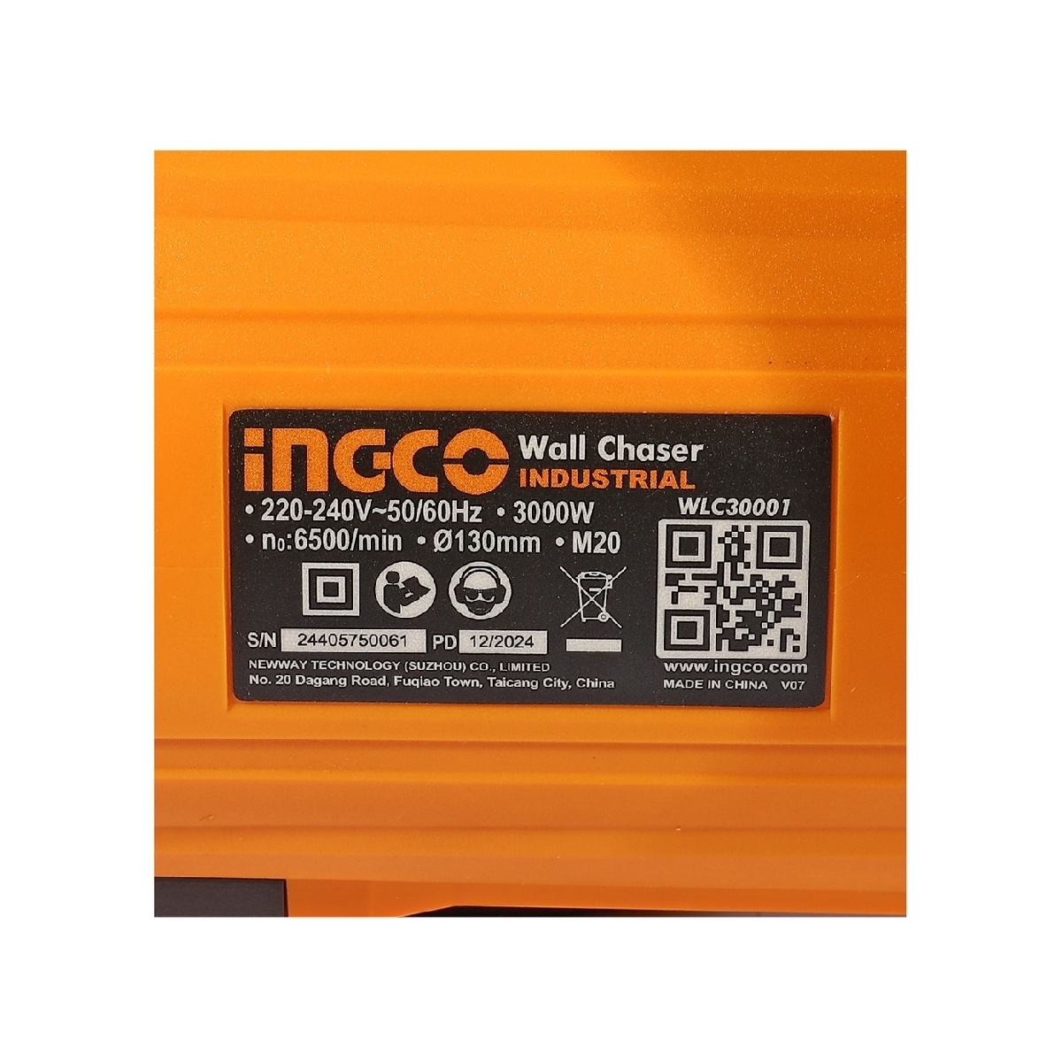 220V เครื่องเซาะร่องคอนกรีต 3000W