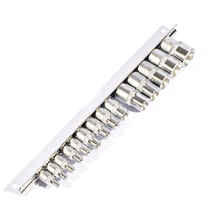 4158 ชุดลูกบ๊อกซ์หัวจีบ 1/2" 15 ชิ้น