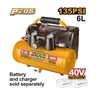 40V ปั๊มลมไร้สาย 6L-135PSI เครื่องเปล่า