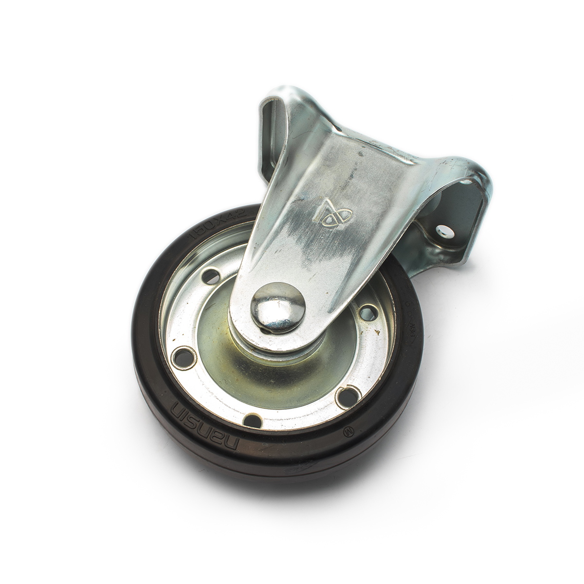 SKM 150VS ล้อยางดำแป้นตาย 150MM(5.9