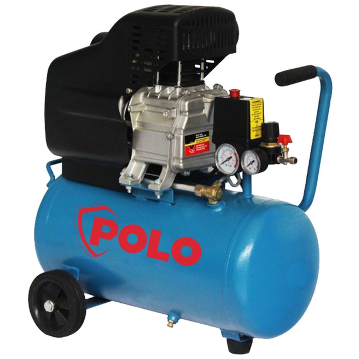BM2024 ปั๊มลมขับตรง 2HP ถัง 24L
