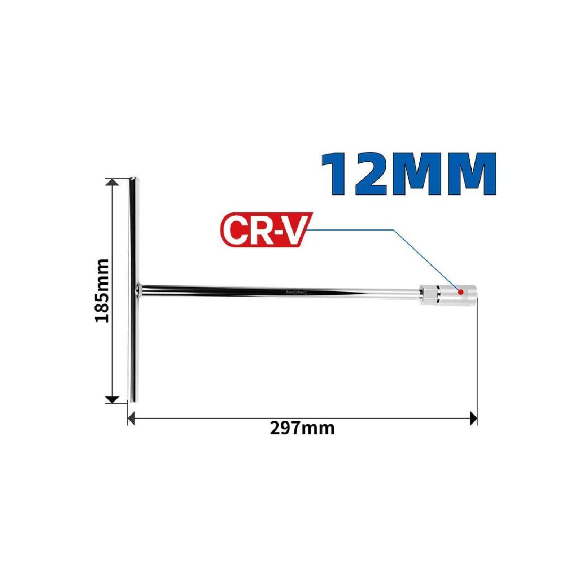 ประแจขันด้ามตัวที 6PT - 12 MM CR-V