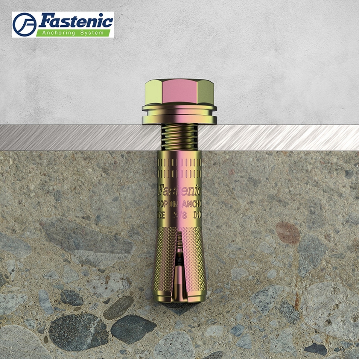 DR-14*25 พุกดร็อปอิน 1/4