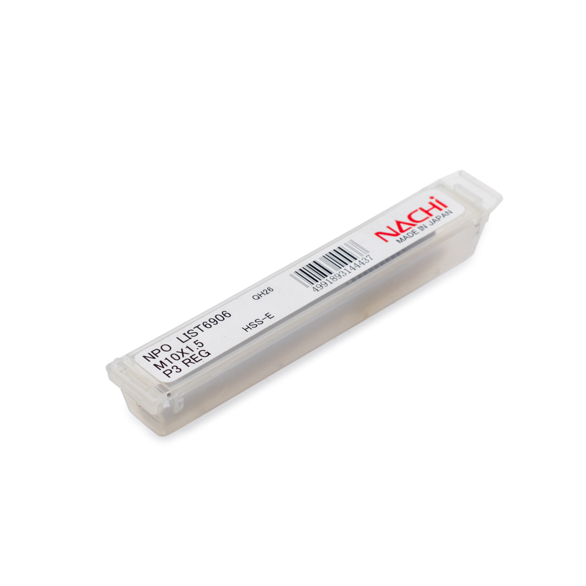 L6906_M2.5X0.45 ดอกต๊าปร่องตรงสีเงิน
