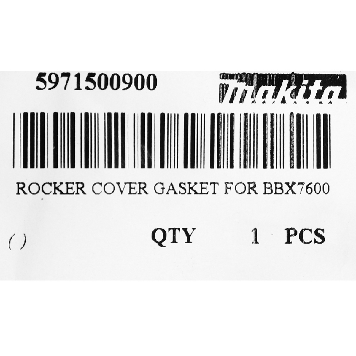 อะไหล่ BBX7600#62 ROCKER COVER GASKET