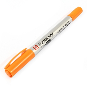 ปากกาไอเด็นติเพ็น 2 หัว XYKT-44107 (ส้ม)