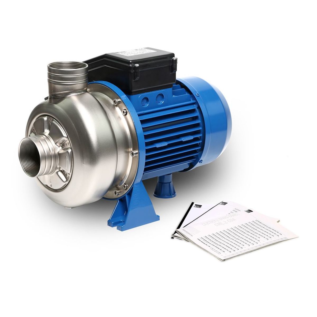 DWO150M ปั๊มสแตนเลสใบพัดเปิด (1.5HP)