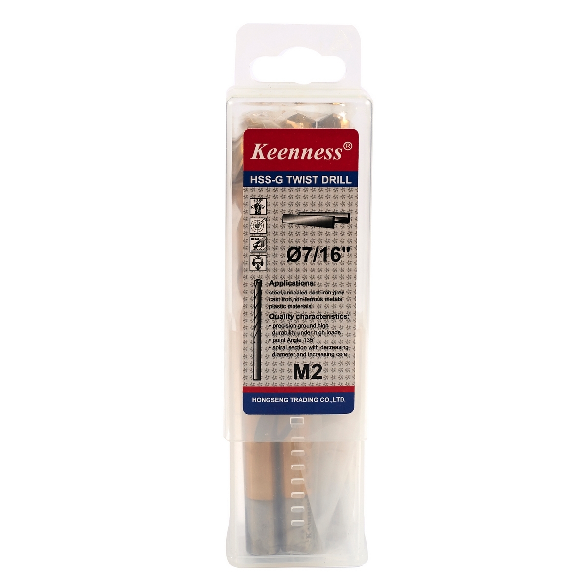 HSS-G ดอกสว่านไฮสปีด 7/16 (11.6MM.)5 PCS