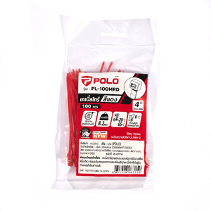 PL-100MRD เคเบิ้ลไทร์แดง 4" (100PC/PA)