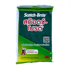 สก๊อตช์ไบรต์ 7496สีเขียว 6"X9"(2PCS/PAC)