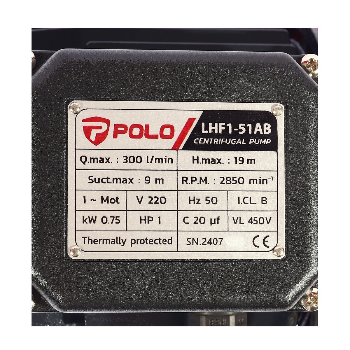 LHF1-51AB ปั๊มหอยโข่ง 1HP 1-1/2