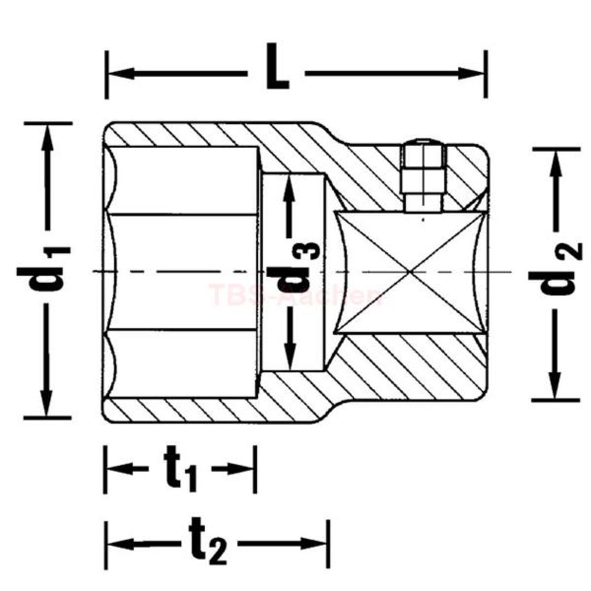 55 55 SOCKET 3/4