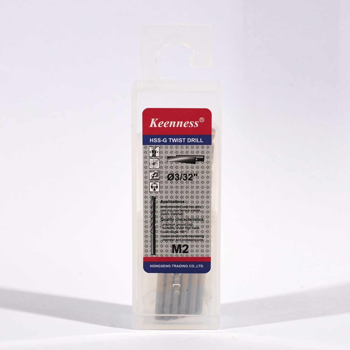 HSS-G ดอกสว่านไฮสปีด 3/32(2.5MM.) 10 PCS