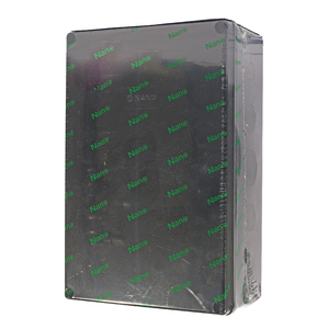 NANO-207B กล่องกันน้ำสีดำ 8X12X4"