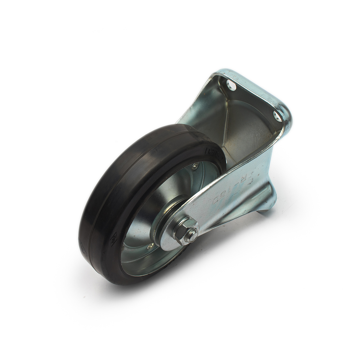 SKM 150VS ล้อยางดำแป้นตาย 150MM(5.9
