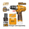 12V-กระบอก สว่านไร้สาย 20N.M-ชุด 1.5AH*2