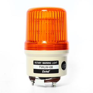 TWLW-08L2O ไฟหมุน80มม. สีส้ม หลอดLED