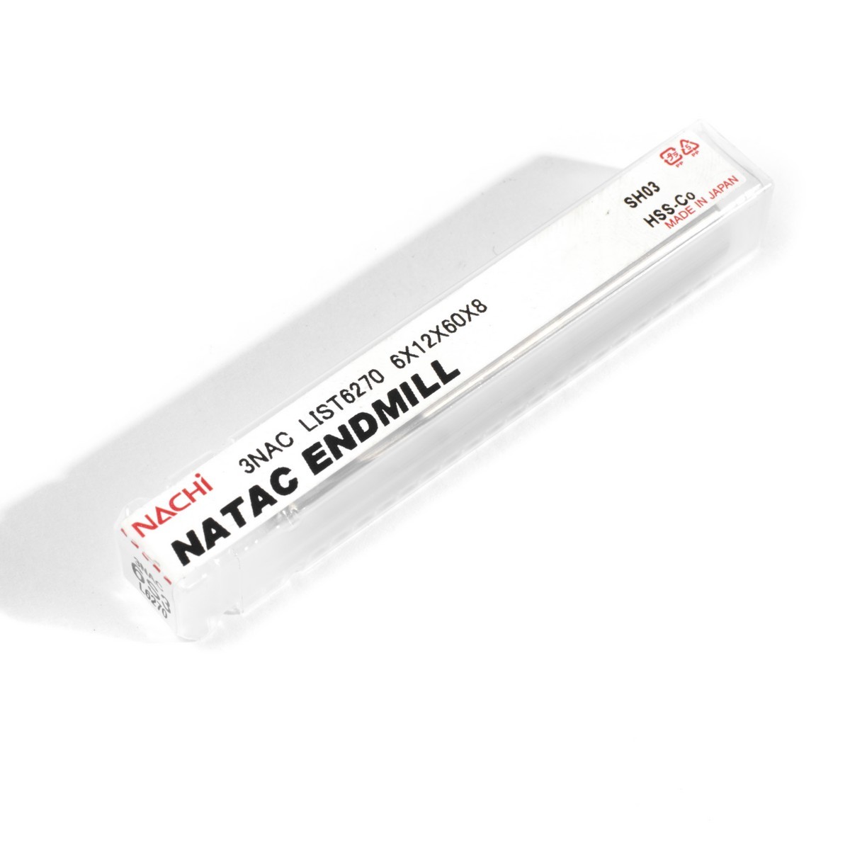 L6270_6.0 MM. ดอกเอ็นมิลล์ NATAC 3ฟัน