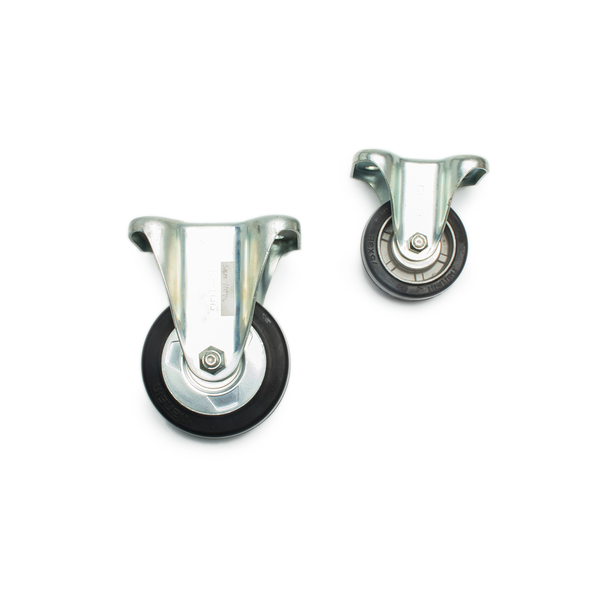 SKM 100VS ล้อยางดำแป้นตาย 100MM(3.9