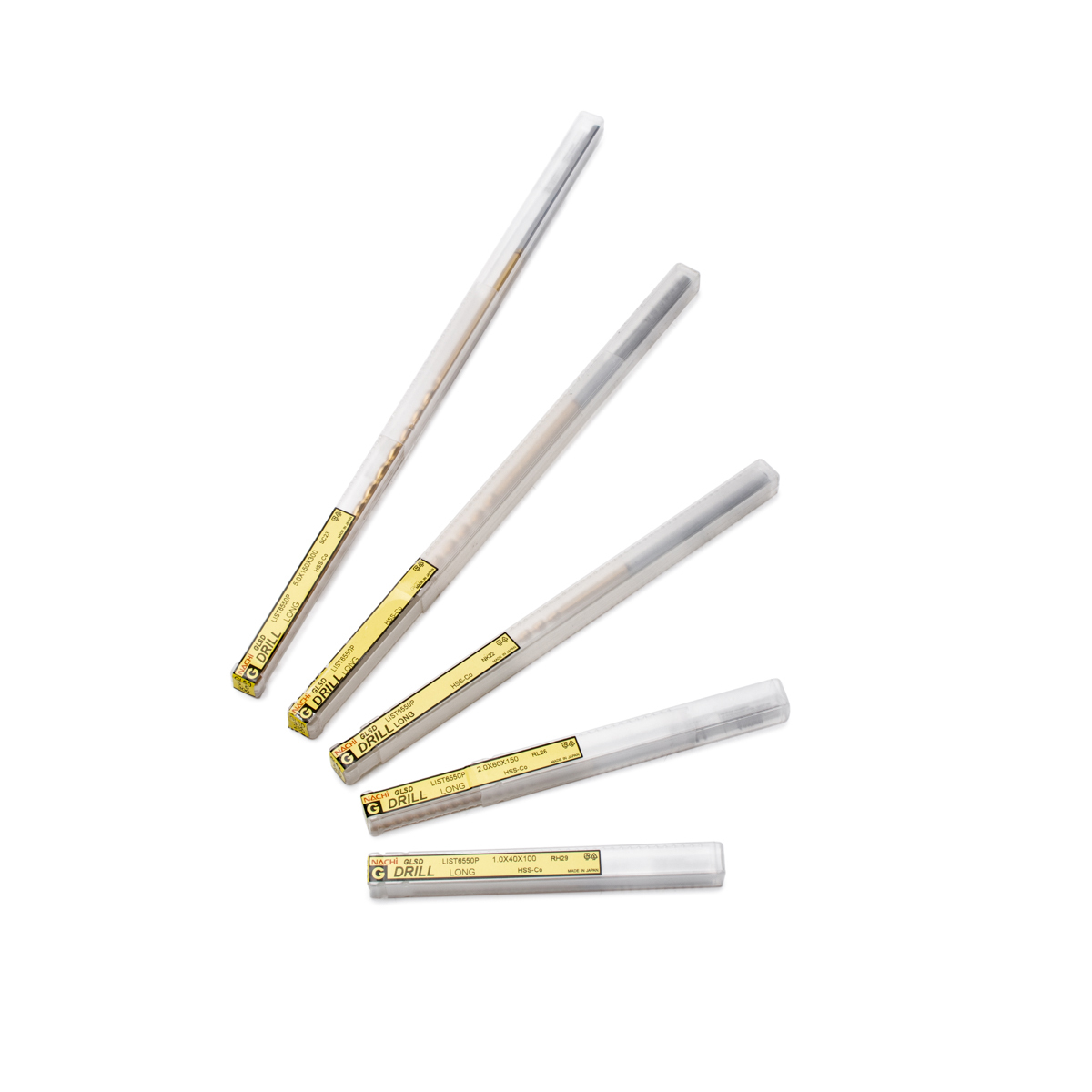 L6550P_200X8.8MM ดอกสว่านสีทอง แบบยาว
