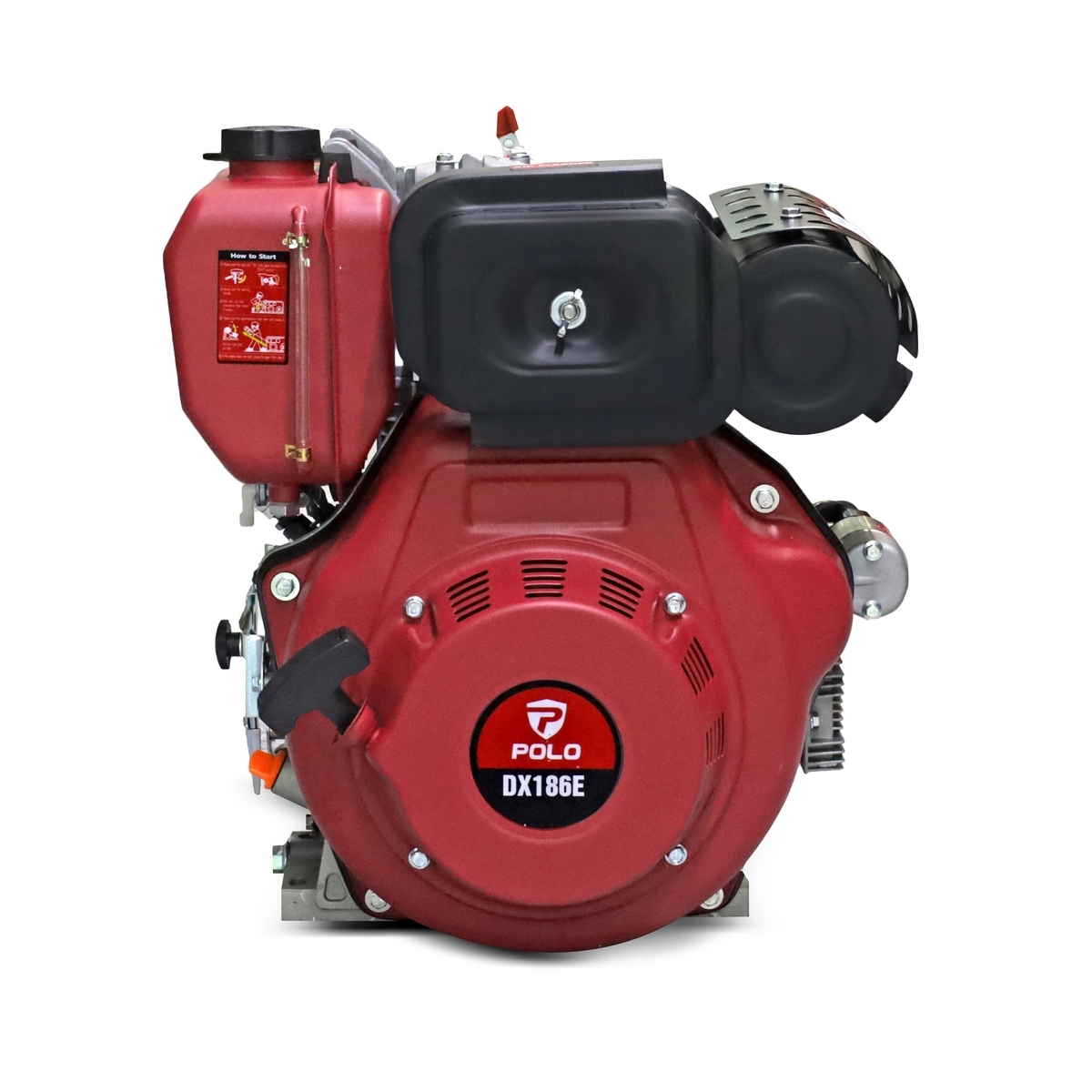 DX186E เครื่องยนต์ดีเซลสตาร์ทไฟฟ้า 9.0HP