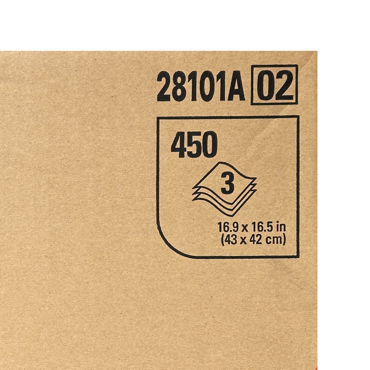 28101 กระดาษเช็ดอุตฯ 450แผ่น/ กล่อง