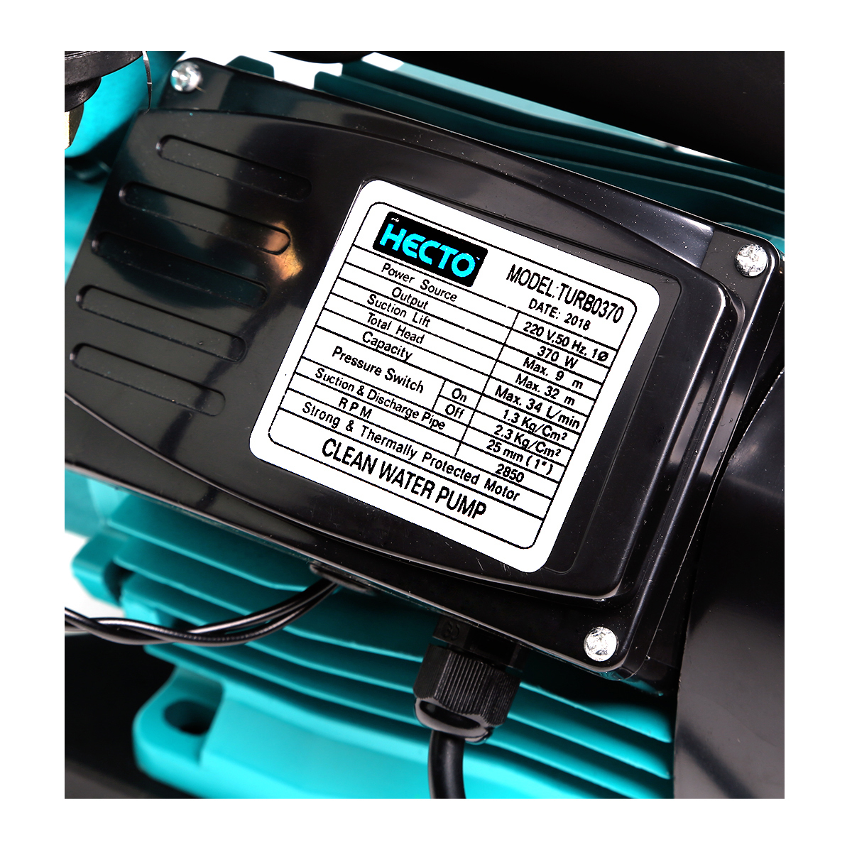 TURBO 370 ปั๊มน้ำอัตโนมัติ 370 W.