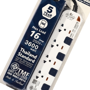 WL4315-10Mปลั๊กไฟ4ช่อง4สวิตช์(WH/NB)