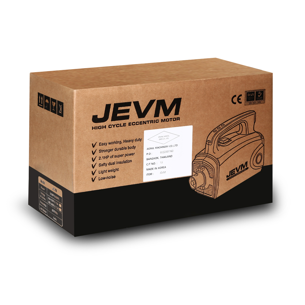 มอเตอร์รอบสูงJEVM3HP-12000RPM HIGH CYCLE