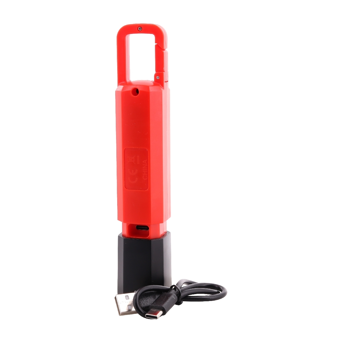 FL933 ไฟฉาย 2-IN-1 แบบชาร์จ (สีแดง-ดำ)