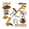 20V เครื่องเล็มหญ้าสายเอ็น ชุด 2.0AH*1