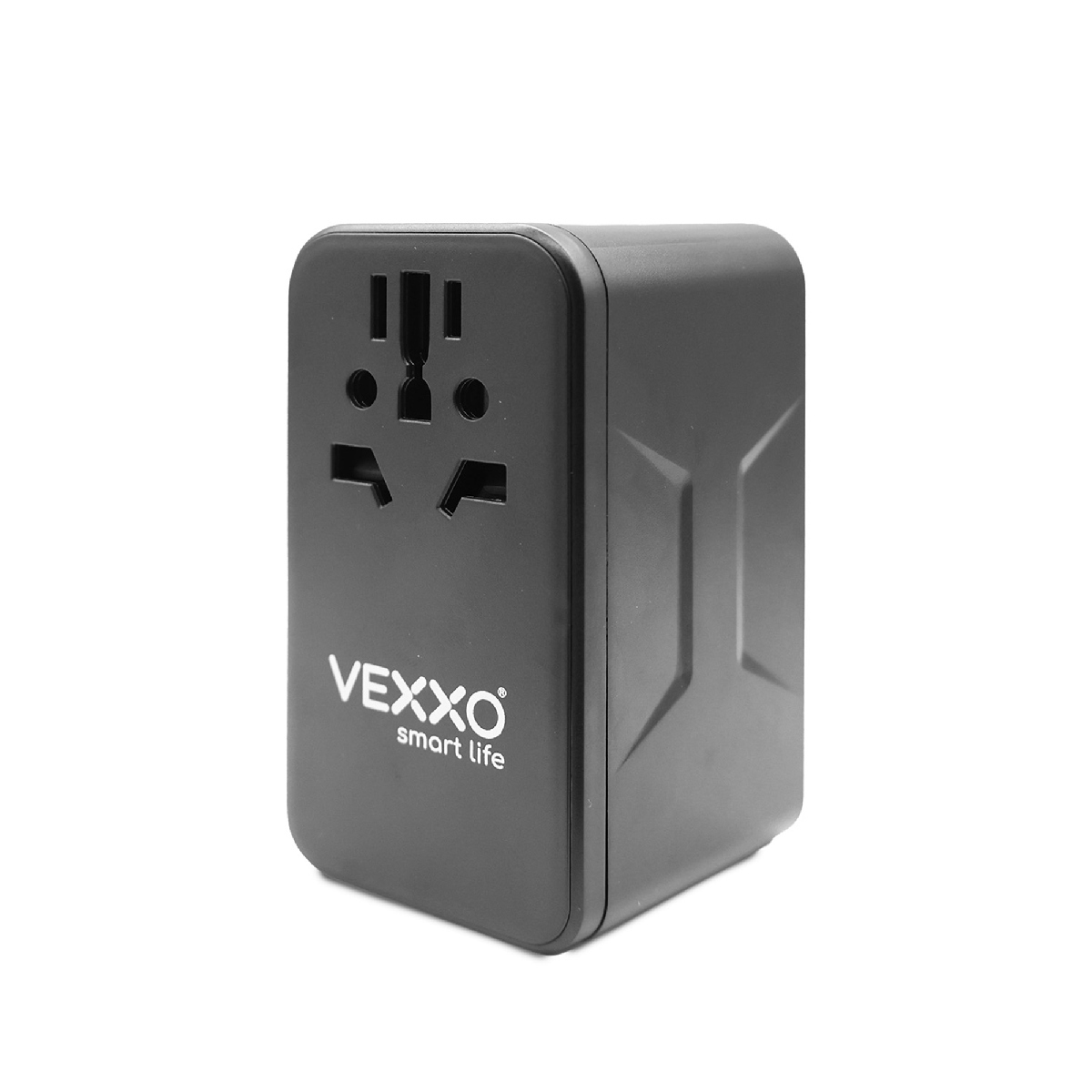 VAP-TC45W หัวปลั๊กแปลง 4IN1 USB 45Wสีดำ