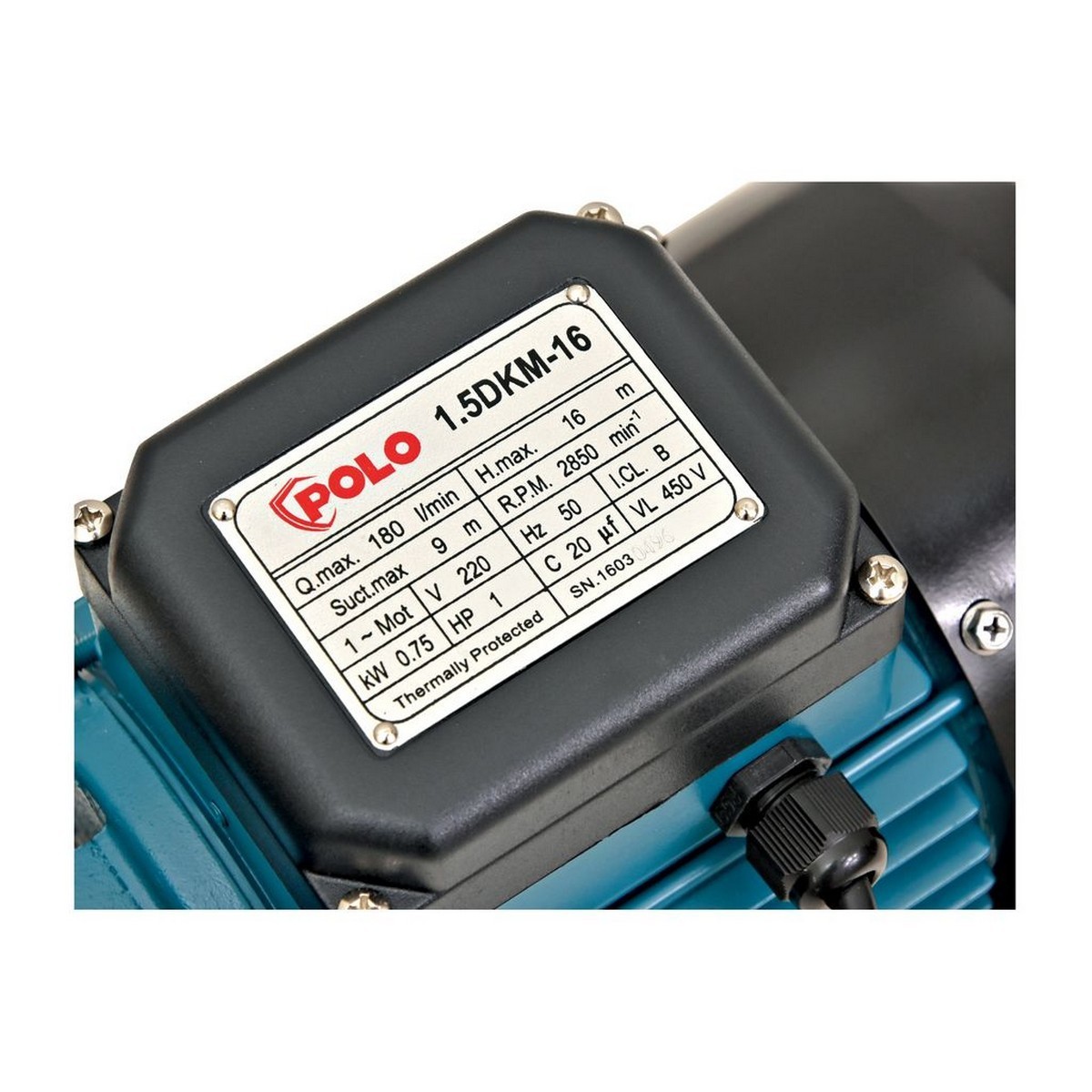 1.5DKM-16 ปั๊มหอยโข่ง 1HP 1-1/2”