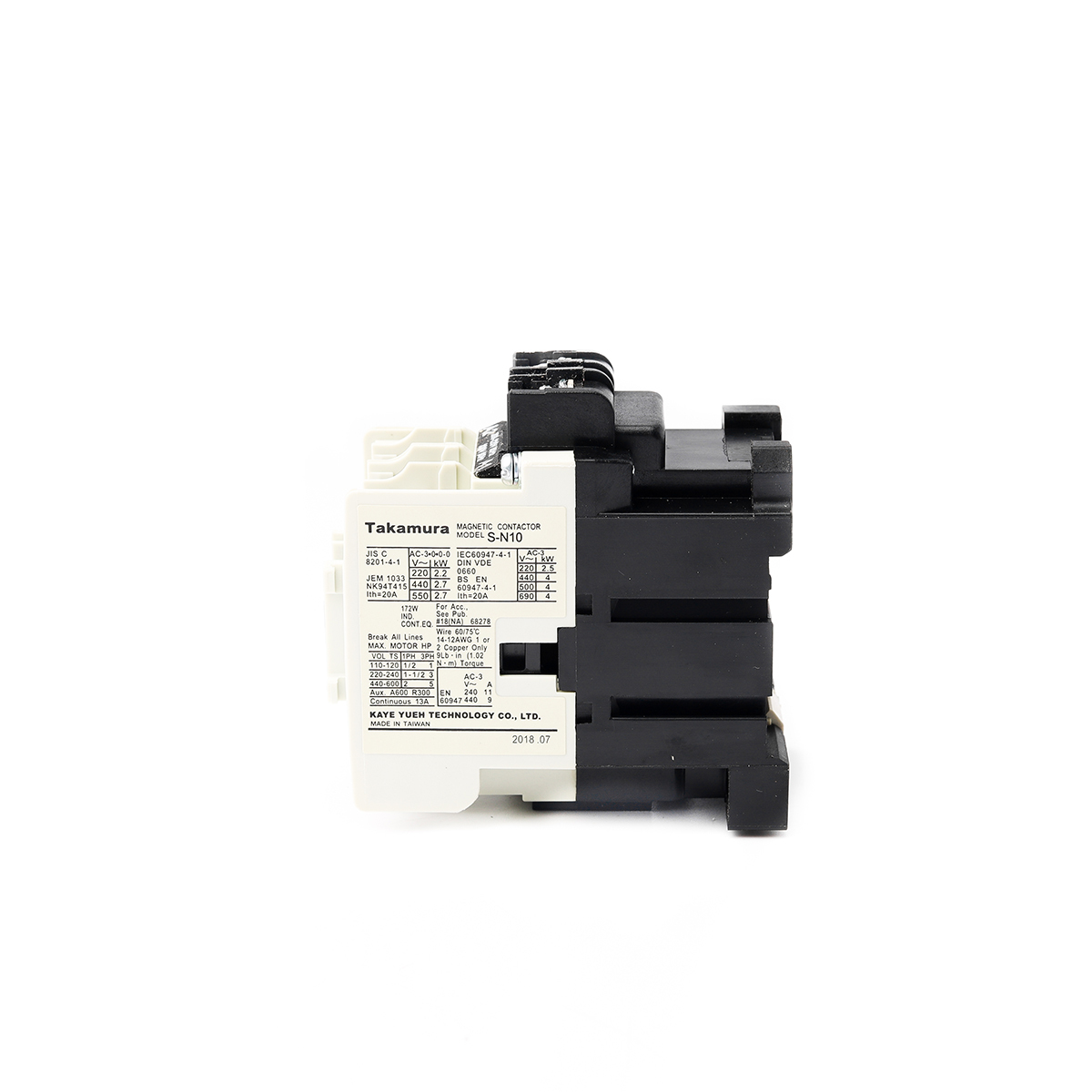 S-N10 แมกเนติก คอนแทคเตอร์ 220V 4KW