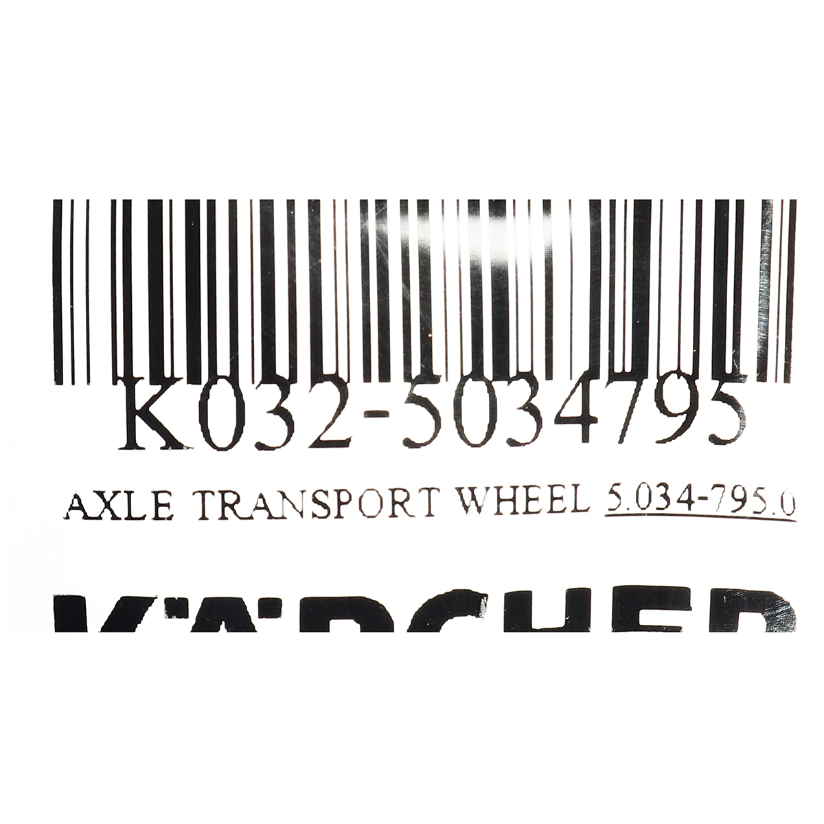 AXLE TRANSPORT WHEEL