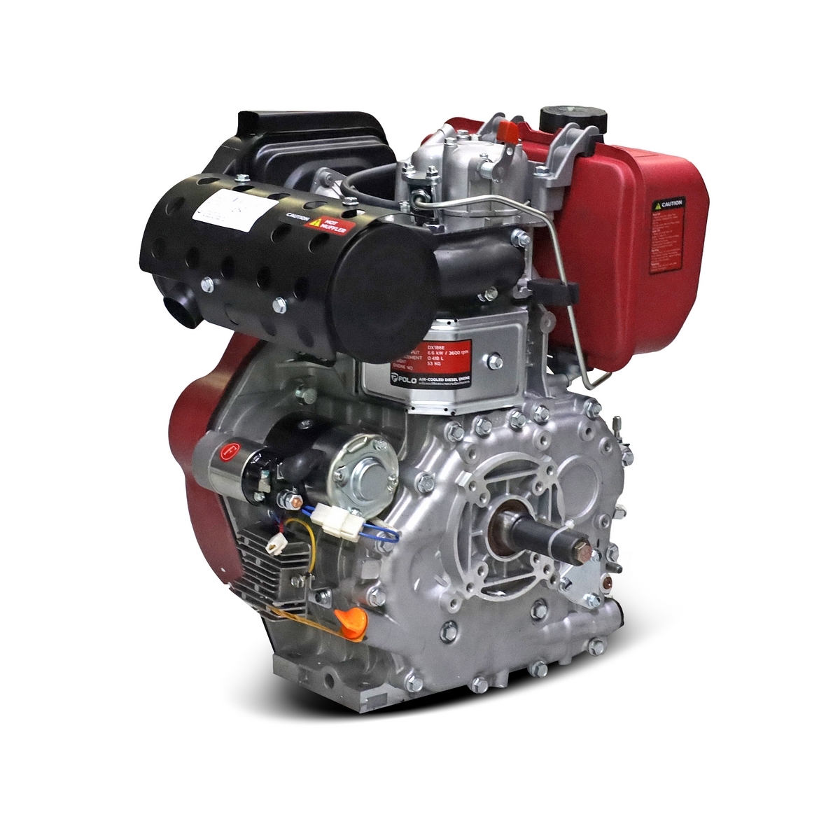 DX186E เครื่องยนต์ดีเซลสตาร์ทไฟฟ้า 9.0HP