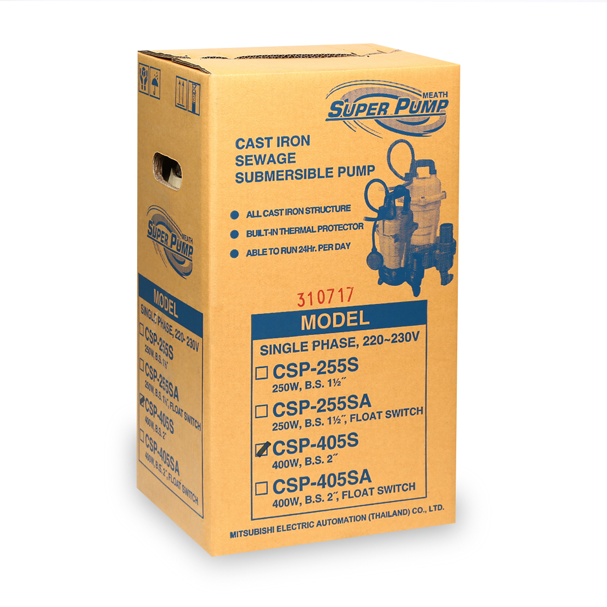 CSP-405S ปั๊มแช่ดูดโคลน 2