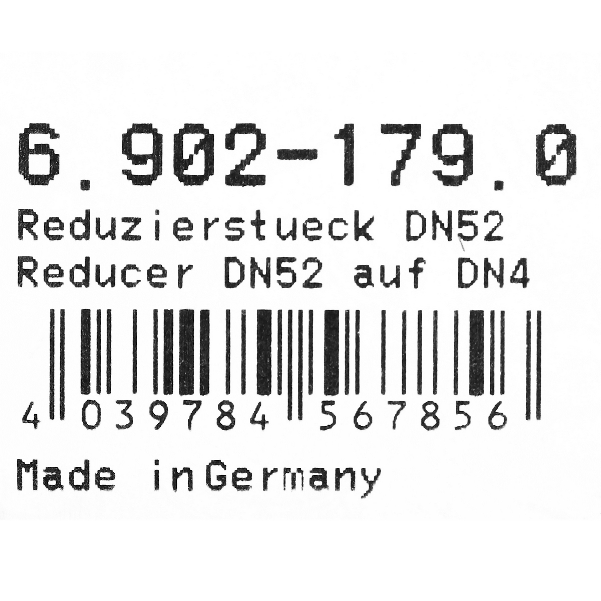 REDUCER DN52 AUF DN42