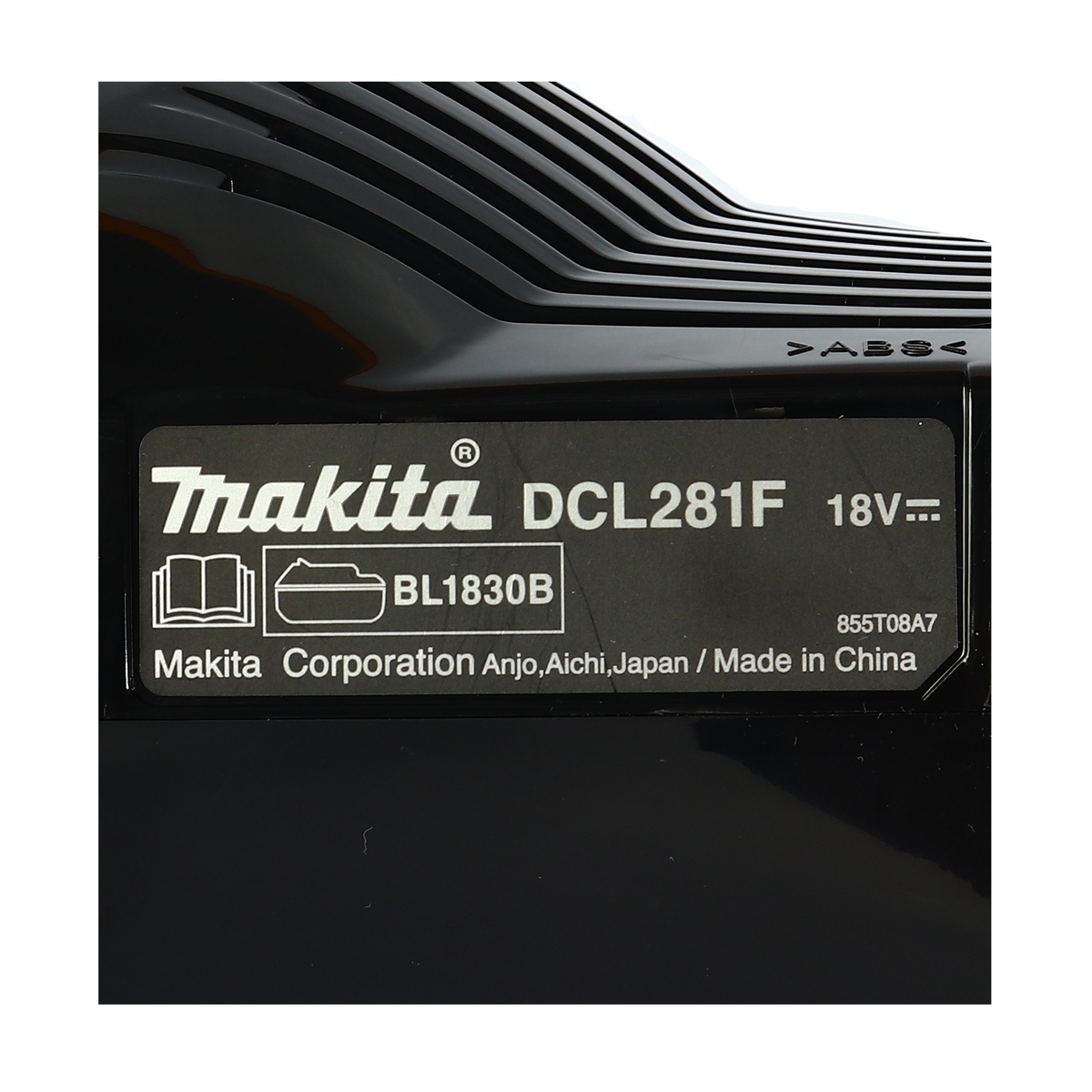 DCL281FZB ดูดฝุ่น 18V-BL สีดำ+ใส /3SP