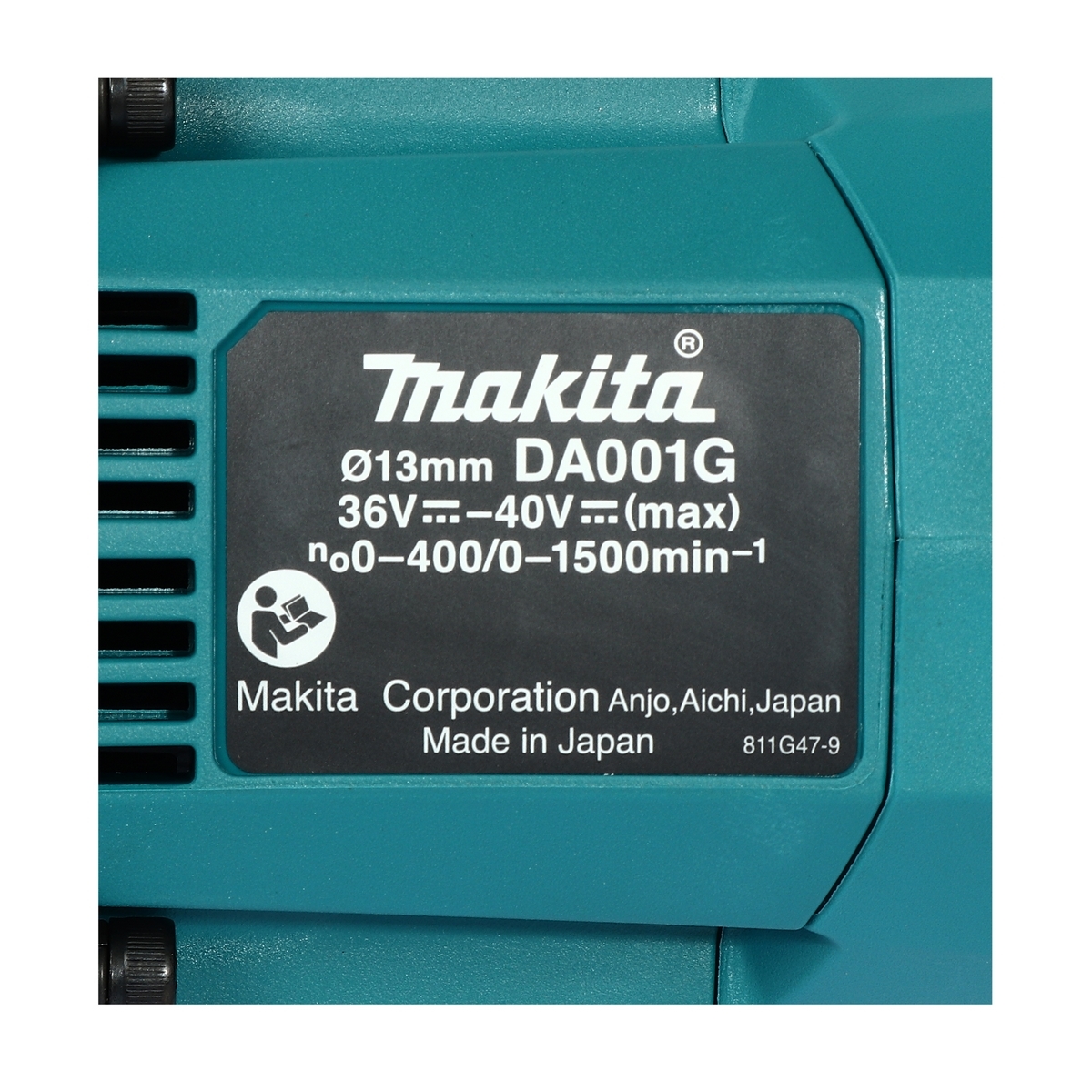DA001GM101 สว่านหัวงอ40VMAX 13MMแบต+แท่น