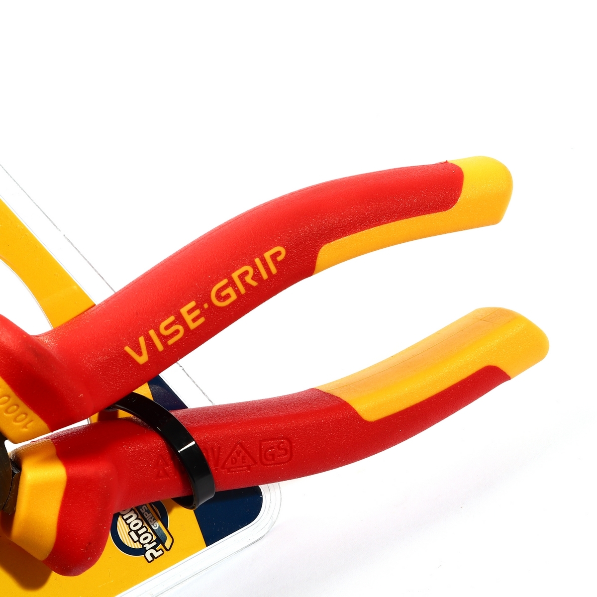 คีมปากแหลมปลายงอVISE GRIPหุ้มฉนวน 8 นิ้ว