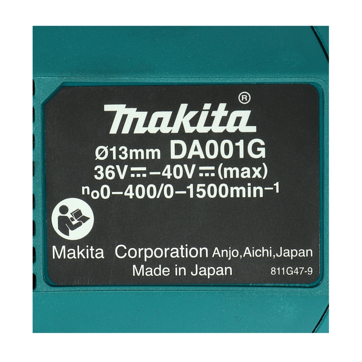 DA001GZ01 สว่านหัวงอ 40VMAX 13MM+MAKPAK